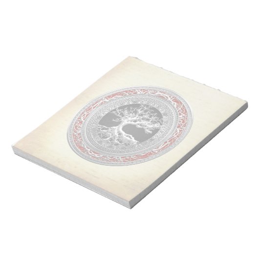 Bloc-note [100] Treasure Trove : Celtic Tree of Life [Argent (Tourné)