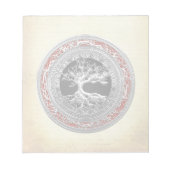Bloc-note [100] Treasure Trove : Celtic Tree of Life [Argent (Devant)