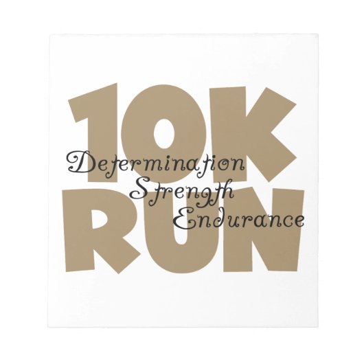 Bloc-note 10 000 Tan Sport Course (Devant)