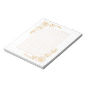 Bloc-note 144字：飾り原稿用紙＜茶＞[ch02]  (Tourné)