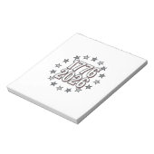 Bloc-note 1776 2026 Étoiles Patriotiques Design Vectoriel Vi (Tourné)