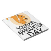 Bloc-note 21 janvier - Jour de l'Appréciation des écureuils (Incliné)