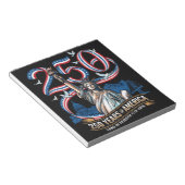 Bloc-note 250 ans anniversaire amérique 1776 2026 (Incliné)