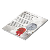 Bloc-note 25ème poème mariage du mari (Tourné)