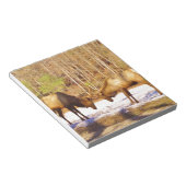 Bloc-note 2~ deux Bull Elk dans la neige (Incliné)