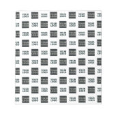 Bloc-note 2 Logos simples logos répétés | Blanc (Devant)