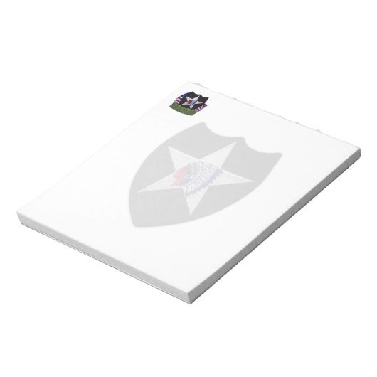 Bloc-note 2e timbre pour anciens combattants de la division (Tourné)