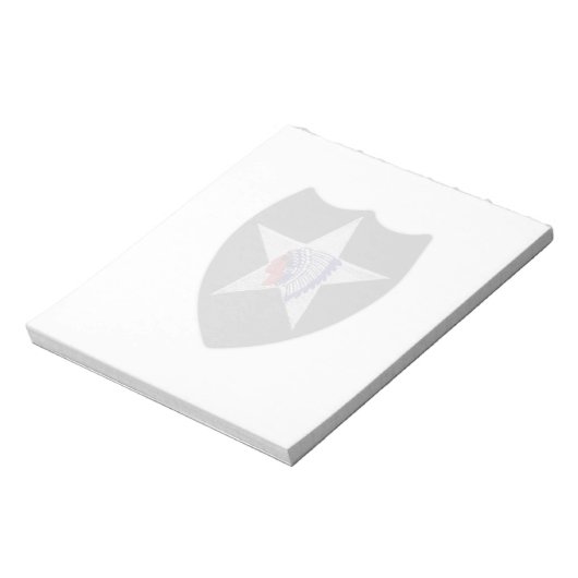 Bloc-note 2e timbre pour anciens combattants de la division (Tourné)