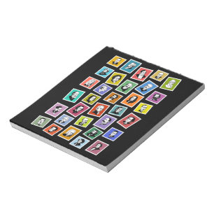 Bloc-note 32 portraits graphiques des plus grands compositeu
