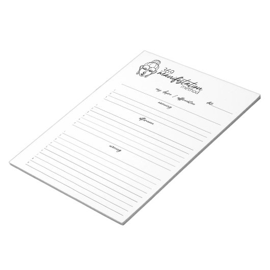 Bloc-note 369 Méthode de manifestation, Loi d'attraction (Incliné)