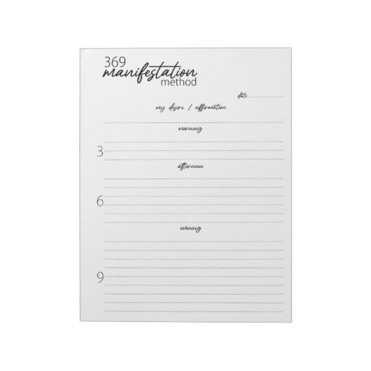 Bloc-note 369 Méthode de manifestation, Loi d'attraction (Tourné)