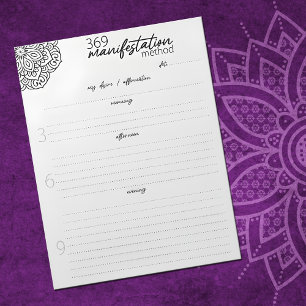 Bloc-note 369 Méthode de manifestation, Loi d'attraction