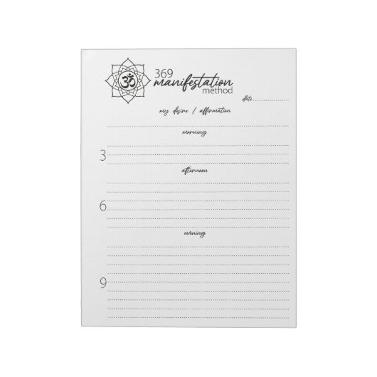 Bloc-note 369 Méthode de manifestation, Loi d'attraction (Tourné)