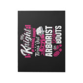 Bloc-note 37.Arboriste pour un coupe-arbre (Tourné)