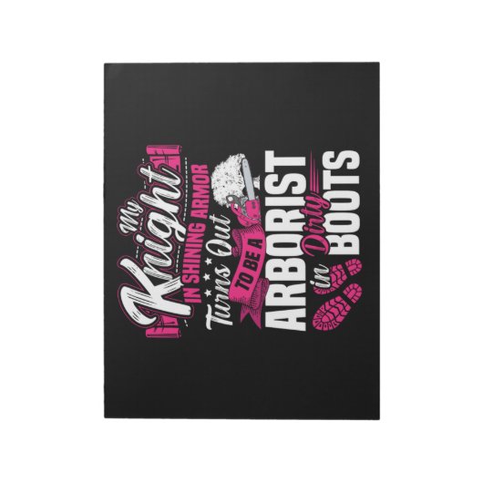 Bloc-note 37.Arboriste pour un coupe-arbre (Tourné)