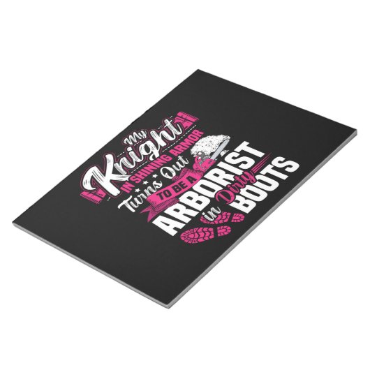 Bloc-note 37.Arboriste pour un coupe-arbre (Incliné)