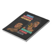 Bloc-note 3 Africaine Américaine Égalité Black Strong Pro (Tourné)