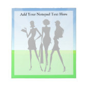 Bloc-note 3 Amis Femmes Shopping (Devant)