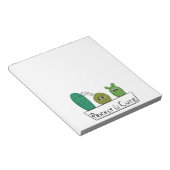 Bloc-note 3 bébés cactus de dessin animé dans un pot (Incliné)