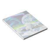 Bloc-note 3 cubes d'ours polaires jouant dans la neige - Art (Incliné)