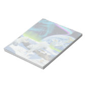 Bloc-note 3 cubes d'ours polaires jouant dans la neige - Art (Tourné)