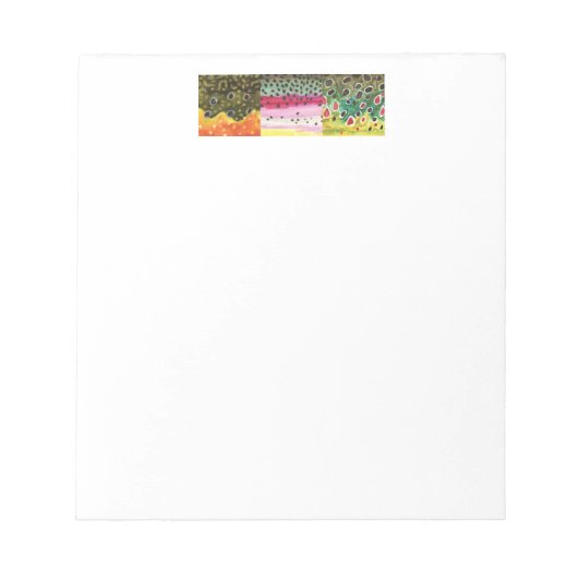 Bloc-note 3 Peau de truite : Broyage, Arc-en-ciel, Brown - P (Devant)