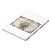 Bloc-note 400 Livres Révolution française Assignat Note banc (Tourné)