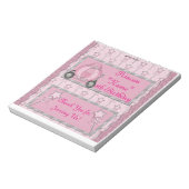 Bloc-note 40 Princesse Anniversaire Candy Bar Wrapper Party (Tourné)