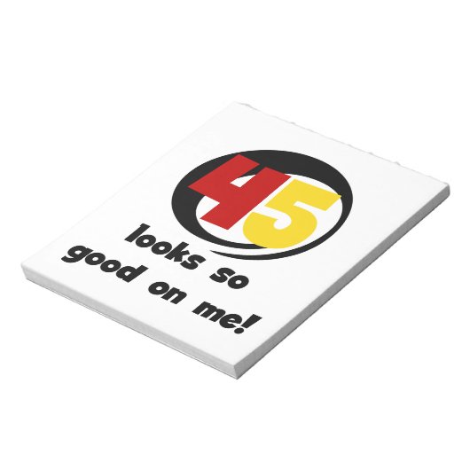 Bloc-note 45 T-shirts et cadeaux sont si bons pour moi (Tourné)