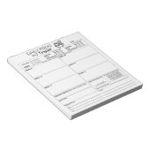 Bloc-note 4 et 2 Notepad Food Tracker (Incliné)