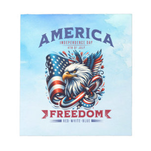 Bloc-note 4 juillet American Eagle Sublimation-61901
