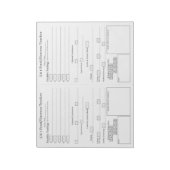 Bloc-note 5 - 1 Pages de suivi du succès alimentaire - Blanc (Tourné)