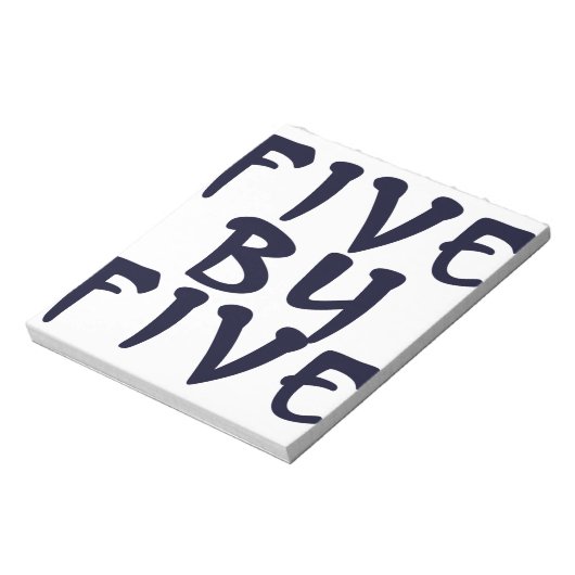 Bloc-note 5 x 5 (Tourné)