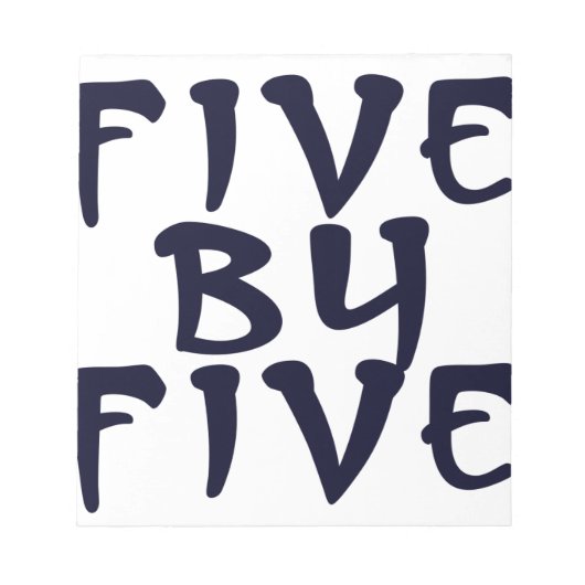 Bloc-note 5 x 5 (Devant)