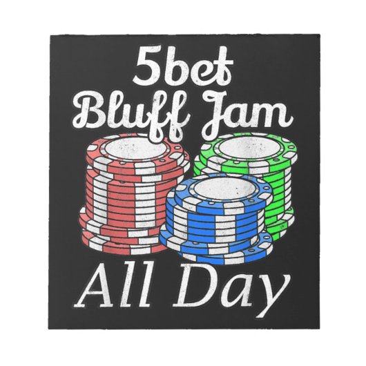 Bloc-note 5bet Bluff (Devant)