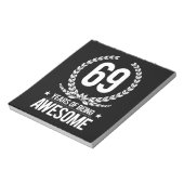 Bloc-note 69e anniversaire (69 ans d'être génial) (Tourné)