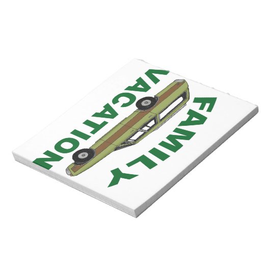 Bloc-note 80s Vacances familiales (Tourné)