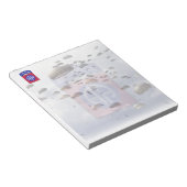 Bloc-note 82e patch pour anciens combattants de la division  (Incliné)