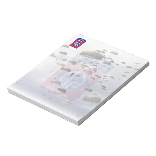 Bloc-note 82e patch pour anciens combattants de la division  (Tourné)