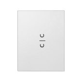 Bloc-note 8,5" x 11" (Tourné)