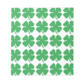 Bloc-note 8 bits Pixel Lucky Four Leaf Clocher (Devant)