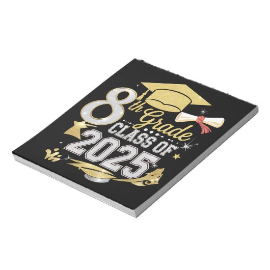 Bloc-note 8e Classe De 2025 Graduate Graduation (Tourné)