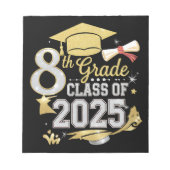 Bloc-note 8e Classe De 2025 Graduate Graduation (Devant)