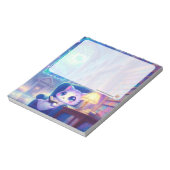 Bloc-note A Cat in the Library Notepad (Tourné)