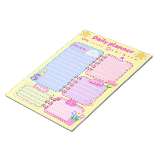 Bloc-note a daily planner Notepad (Incliné)