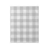 Bloc-note à damiers Plaid Noir Et Blanc (Tourné)