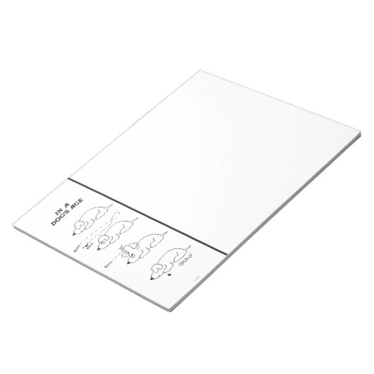 Bloc-note À l'âge d'un chien (Incliné)