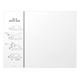 Bloc-note À l'âge d'un chien