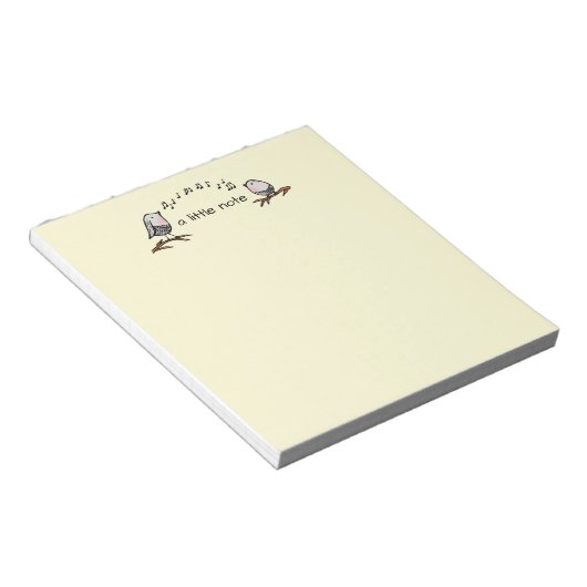 Bloc-note A Little Note Songbird Notepad (Incliné)