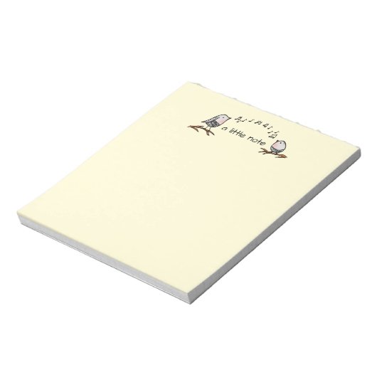 Bloc-note A Little Note Songbird Notepad (Tourné)